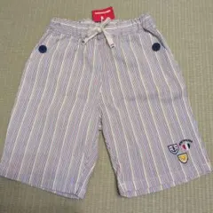 [新品未使用]ミキハウス パンツ 120cm カラフル　ストライプ　タグ付き