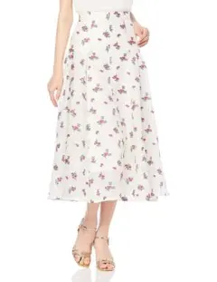 SNIDEL スナイデル ジャガード 花柄ボリューム スカート サイズ0 S♪