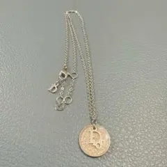 美品　ディオール　シルバー　ロゴ ネックレス　 ピンクグリッター　サークルピンク