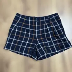 GU チェック柄ショートパンツ　Mサイズ