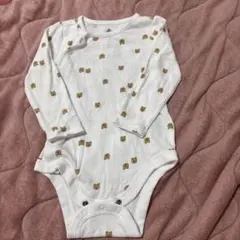GAPクマ柄 長袖ロンパース 70 6-12month