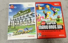 【Wii】New スーパーマリオブラザーズ Wii＋ファミリージョッキー セット