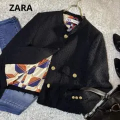 asr様専用 完売品 ザラ ZARA リボンディテール テクスチャー - メルカリ
