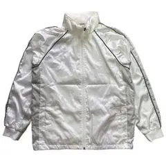 ナイロンジャケット NIKE ナイキ ジップアップ ロゴ 刺繍 00s 古着