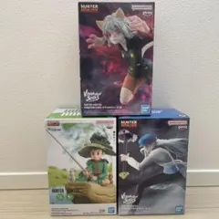 【新品未開封3点】ハンターハンター フィギュア ピトー カイト ゴン