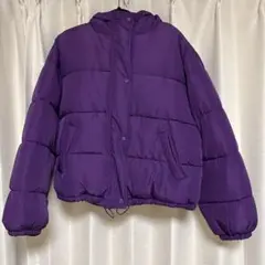 紫 ダウンジャケット
