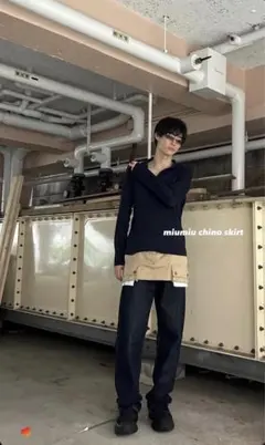 MIUMIU Chino チノ ミニスカート(サイズ42)