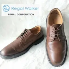 美品　REGAL Walker　ビジネスシューズ　プレーントゥ　ブラウン　24