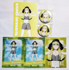 怪獣8号 SUMMER ブロマイド ポスカ 缶バッジ 四ノ宮キコル 6点セット