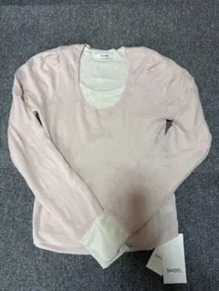 新品未使用 SNIDEL レイヤードニット ピンク SWNT255142
