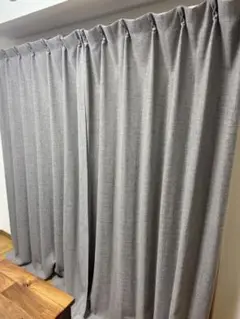 カインズ　カーテン　グレー　190cm×145cm 2枚セット