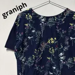 ✴︎graniph✴︎ MARKER WEEDS 刺繍 花柄半袖トップス Fのサムネイル