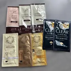 ヘアケア ボディソープ トライアルセット 8回分のサムネイル