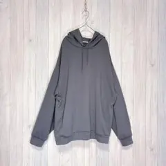 【GU】長袖 パーカー フーディ ユニセックス カジュアル ゆったり 無地 M