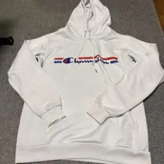Champion ホワイト パーカー XL