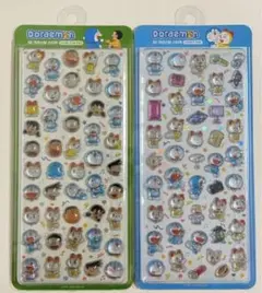 3D クリスタルステッカー　ドラえもん　シール　2枚セット