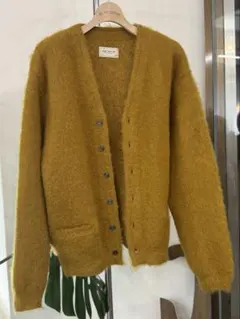 リアルマッコイズ　モヘアカーディガン　マスタード　XXL