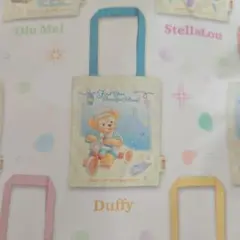 ダッフィー＆フレンズ ディズニーシー25周年 ダッフィー トートバッグ