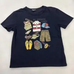 COMME CA ISM Tシャツ 130A ネイビーのサムネイル