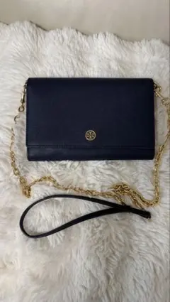 Tory Burch ネイビー 長財布