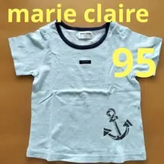 marie claire アンカー柄Tシャツ 95のサムネイル