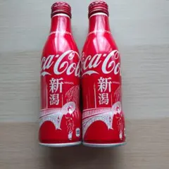 Coca-Cola 新潟限定 赤色ボトル 355ml 2本セット　缶のみのサムネイル
