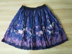 axes femme スカート 馬車 白馬