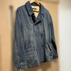 Johnbull デニムカバーオール インディゴ Mサイズのサムネイル