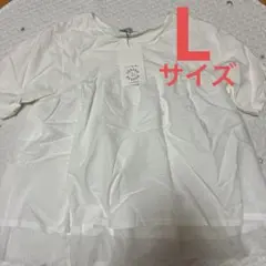 【新品タグ付き】SEASON REASON チュール切り替えTシャツ Lのサムネイル