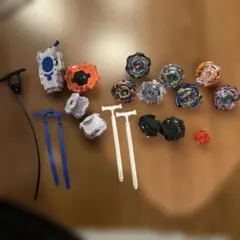 ベイブレードセット 6個とランチャー付き