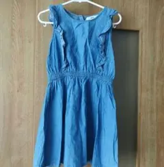 MPS デニム フリル ワンピース