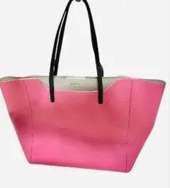 新品未使用 FURLA 大型トートバッグ ピンク・グレー