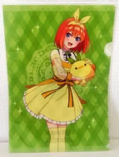 五等分の花嫁×ぴよりん 中野四葉 A4クリアファイル＆ミニポスター 未開封