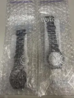 新品未開封　ファミマ 腕時計 2本セット　白黒
