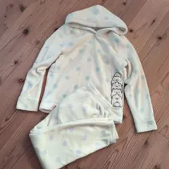 すみっコぐらし　フリース　フード付きルームウェア　150cm