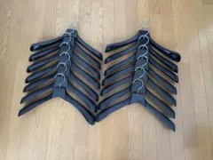 衣類ハンガー アパレルメーカー用 ブラック 14本セット W43.5㎝ Lサイズ