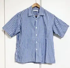 sacai 2024SS ストライプ 半袖シャツ - メルカリ