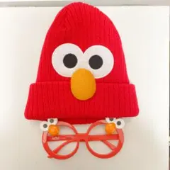 USJ ファンキャップ　エルモニット帽とメガネ