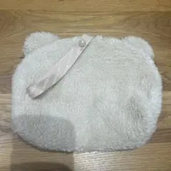 Milpoche ボア おむつポーチ くま型のサムネイル