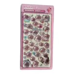 数量限定　しずくちゃん ボンボンドロップシール　ピンク