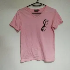 チャビーギャング 半袖Tシャツ 150 ピンク 英字プリント カジュアル 可愛い