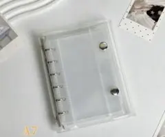 【新品未使用】A7サイズ　透明シール帳　クリアシールバインダー　リフィル10枚入