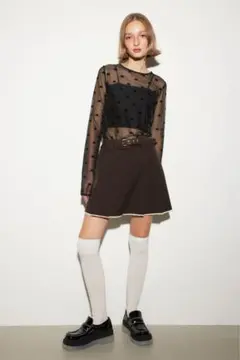 最安値 完売MICHIXSLY DOTS スカート ミチスライ ドットスカート