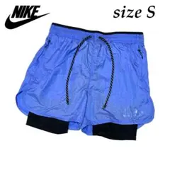 新品　Sサイズ　ナイキ　ランディビジョン　ショートパンツ　レペル　ブルー