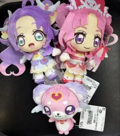 新品 名探偵プリキュア！ コロっとまんまる プリフェイスぬいぐるみ 全3種セット