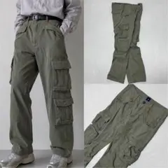00s OLD GAP マルチポケット カーゴパンツ Tech W32 L30のサムネイル