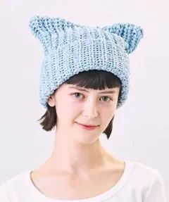 CA4LA カシラMiao 猫耳ニットキャップ 夏ニット帽のサムネイル