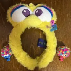 【USJ／セサミストリート】ビッグバード カチューシャ＆イヤリングセット