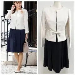 ✨美品✨ 卒業式 入学式　ジャケット ワンピース　ママ　9号 セレモニー