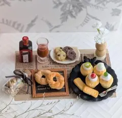 【冬のミニチュアバーセットカップケーキ＆クッキー盛り合わせ＊】お酒付き♪